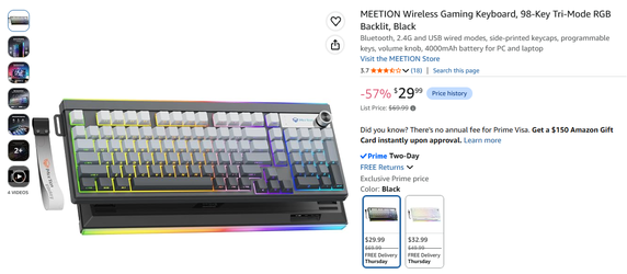 Wireless Gaming keyboard