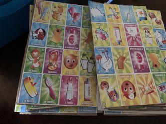 54 baby shower bingo cards