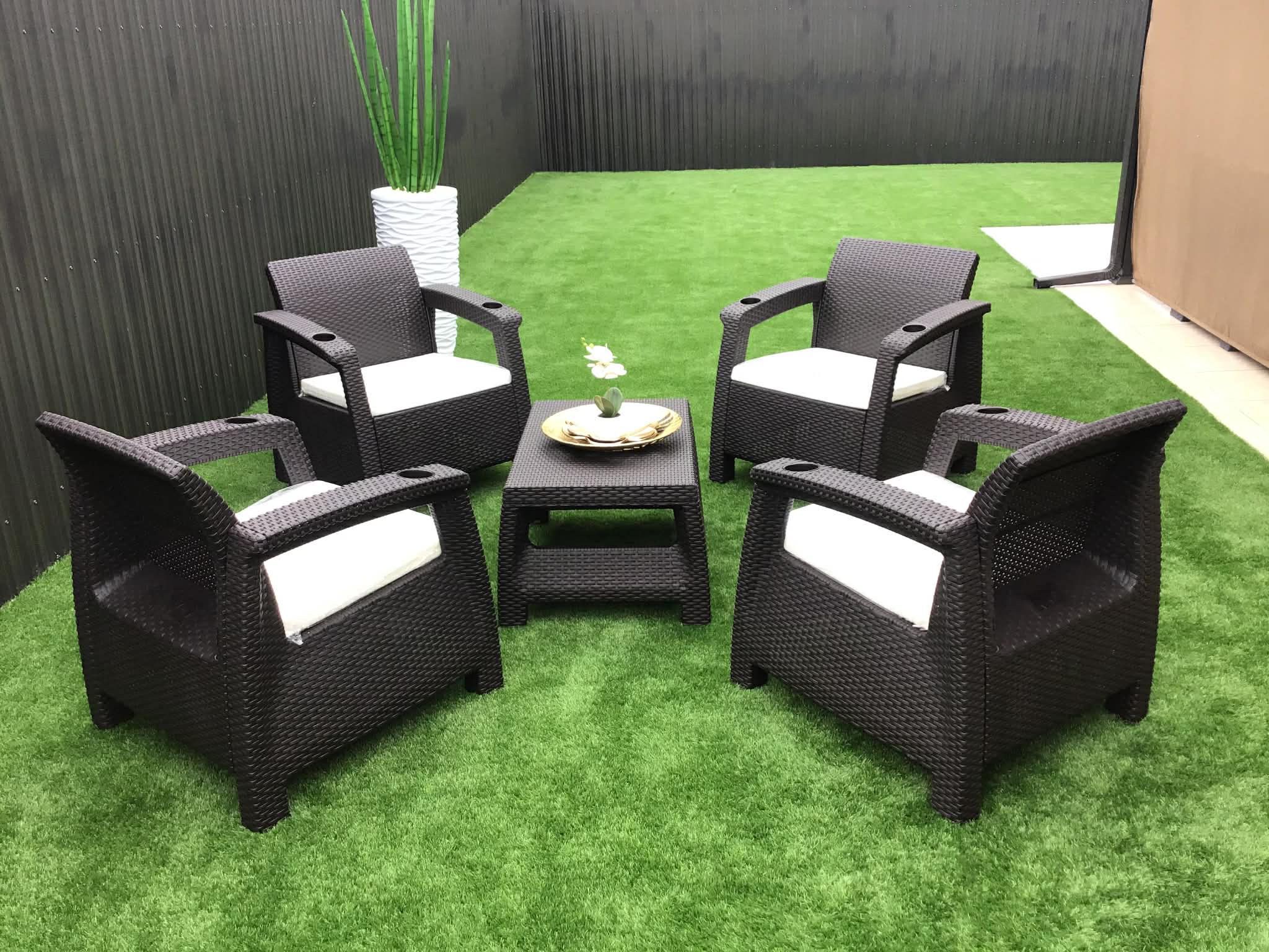 ✨ Juego de Muebles de Patio Moderno — 5 Piezas (+ delivery free