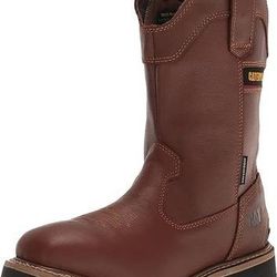 NEW SZ 7, 7.5  Cat Footwear Men Composite Toe Work Boots Waterproof Construction Caterpillar Cylinder Boot