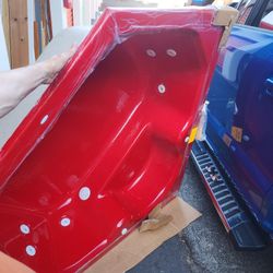 American Standard  RED WHIRLPOOL BATH  5X5 