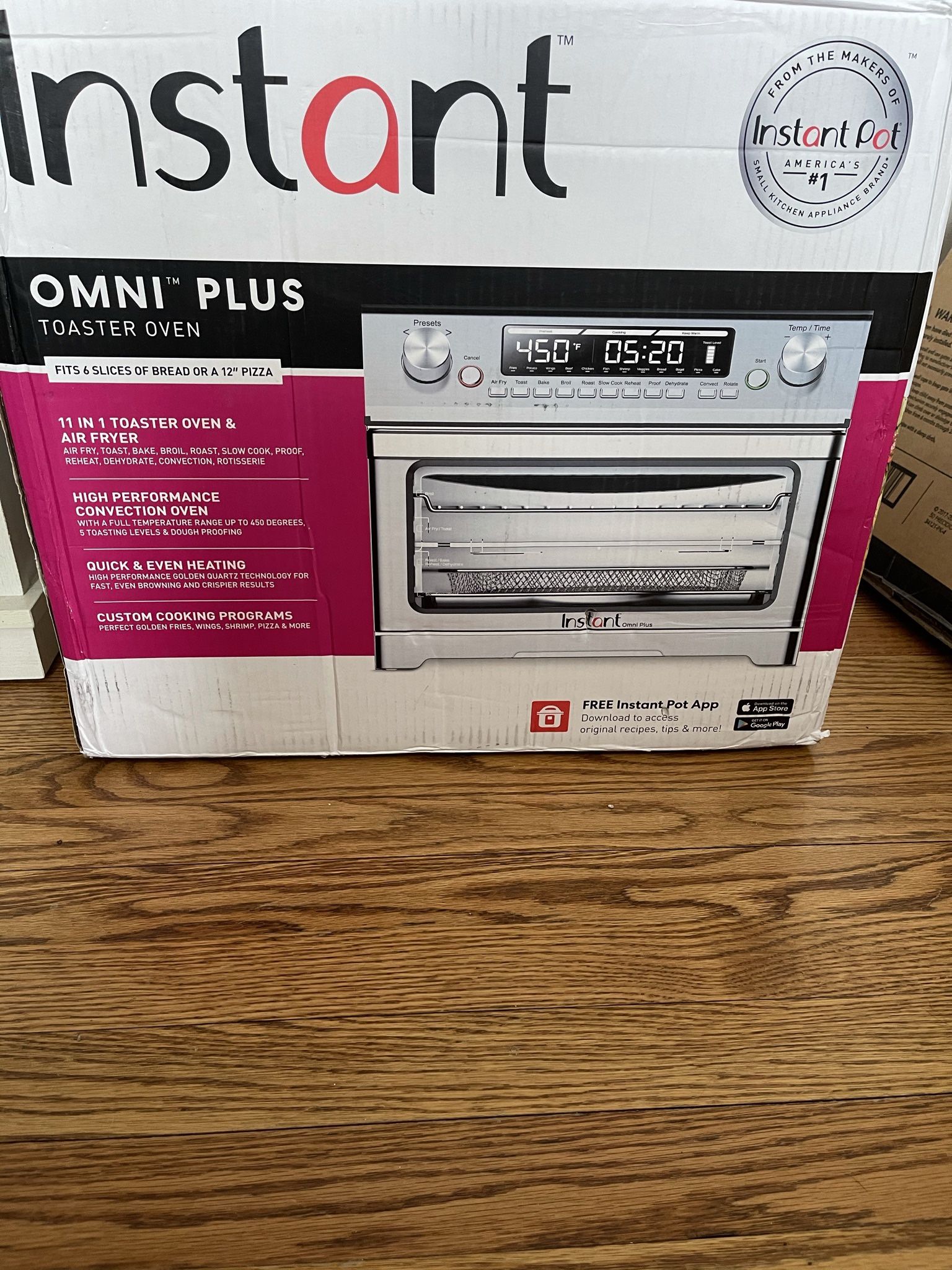 Instant Omni plus toaster ovan