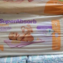 Super Absorb Size 1 Diapers 