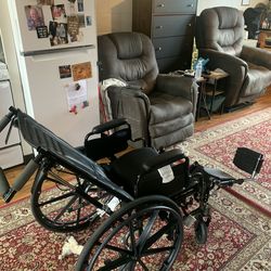 Upright and reclining Wheelchair