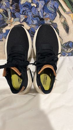 Adidas Black Knit Low-Top Sneakers