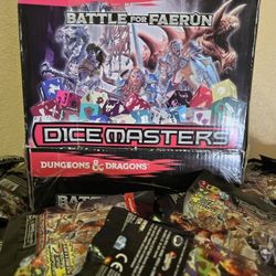 Dungeons And Dragons Dicemasters Battle For Faerun Gravity Box Cards Dice Packs