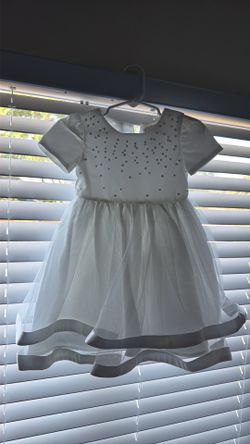Harlow and Rose White Girls Dress