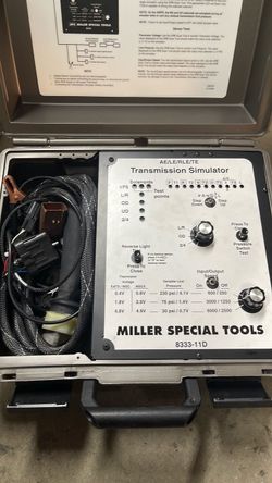 Miller 8333 Transmission simulator