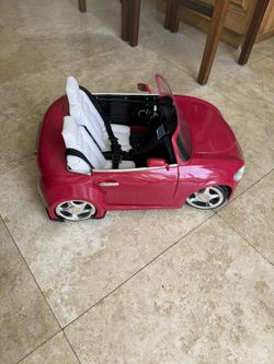 Retired Remote Control American Girl Red Car, Minor Marks From Used In Some Places, Not Noticeable, Overall In Great Condition