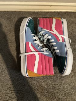 New Unworn Vans Sk8-Hi High Multi Color Limited Edition 