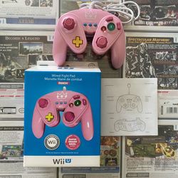 Nintendo Wii/Wii U Princess Peach Controller Fight Pad Super Smash Bros