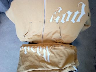 Yellow God Speed Sweatsuit ..Size Large