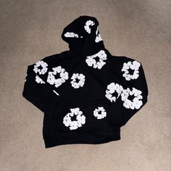 Denim Tears “The Cotton Wreath Sweatshirt” - Black (L)