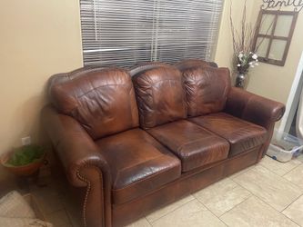 Leather couches
