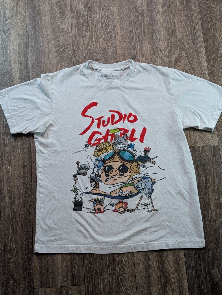 STUDIO GHIBLI UT Graphic T-Shirt Size L