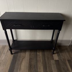 Black End Table 