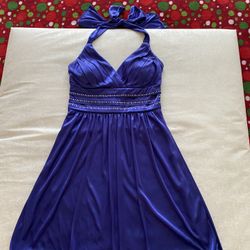 Purple Dress XS halter top