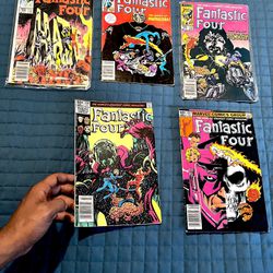 Fantastic four vintage comic lot 