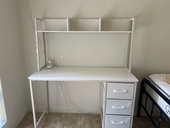 Computer Desk and hutch