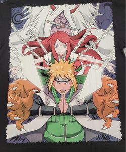 Anime Naruto Minato Vs Kurama AOP Size XL Shirt