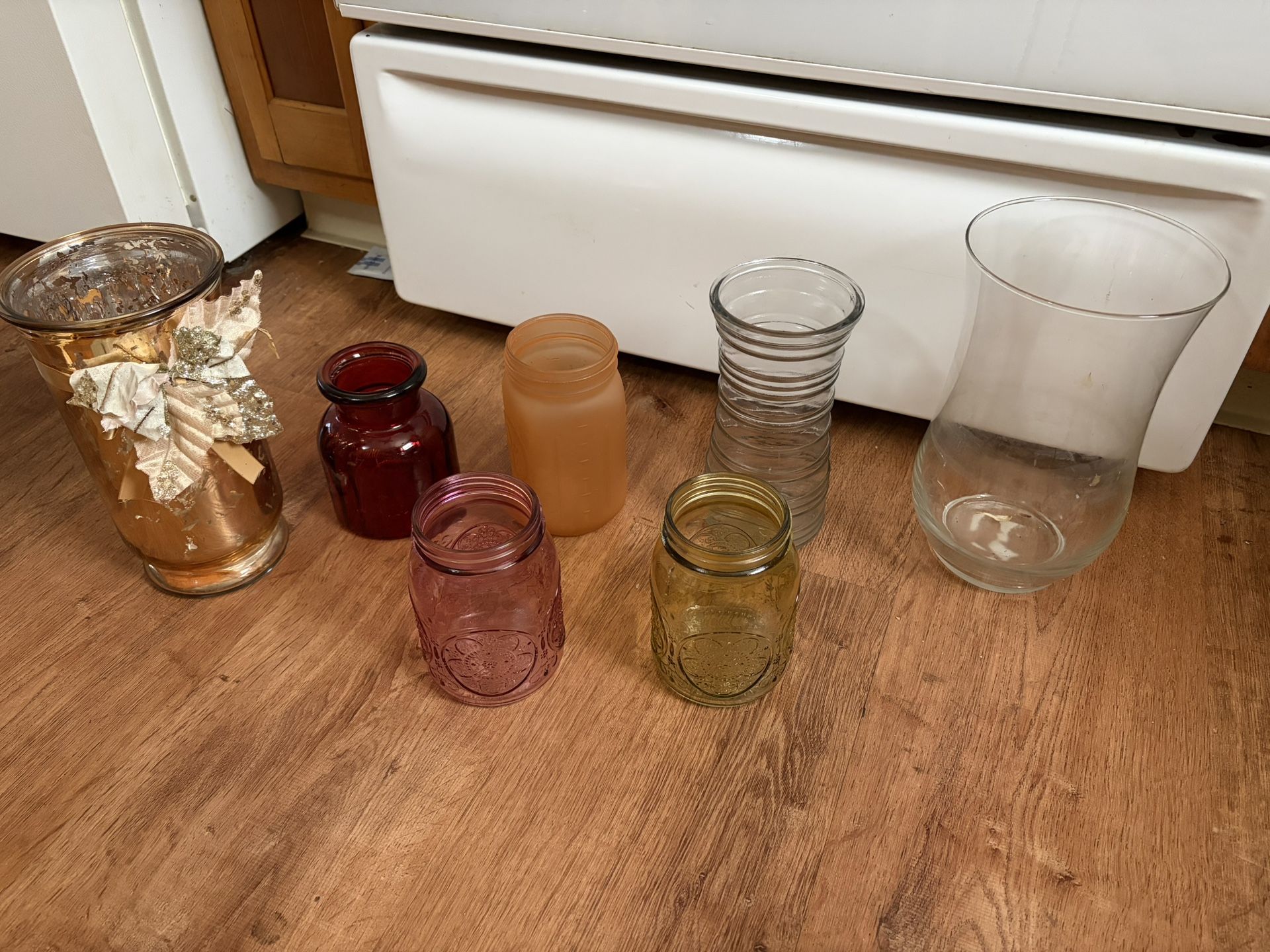 decorative glass vases