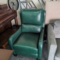 Green Leather Recliner
