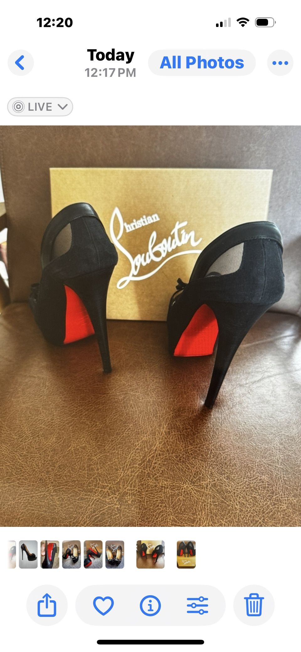 **Christian Louboutin Platform Heels