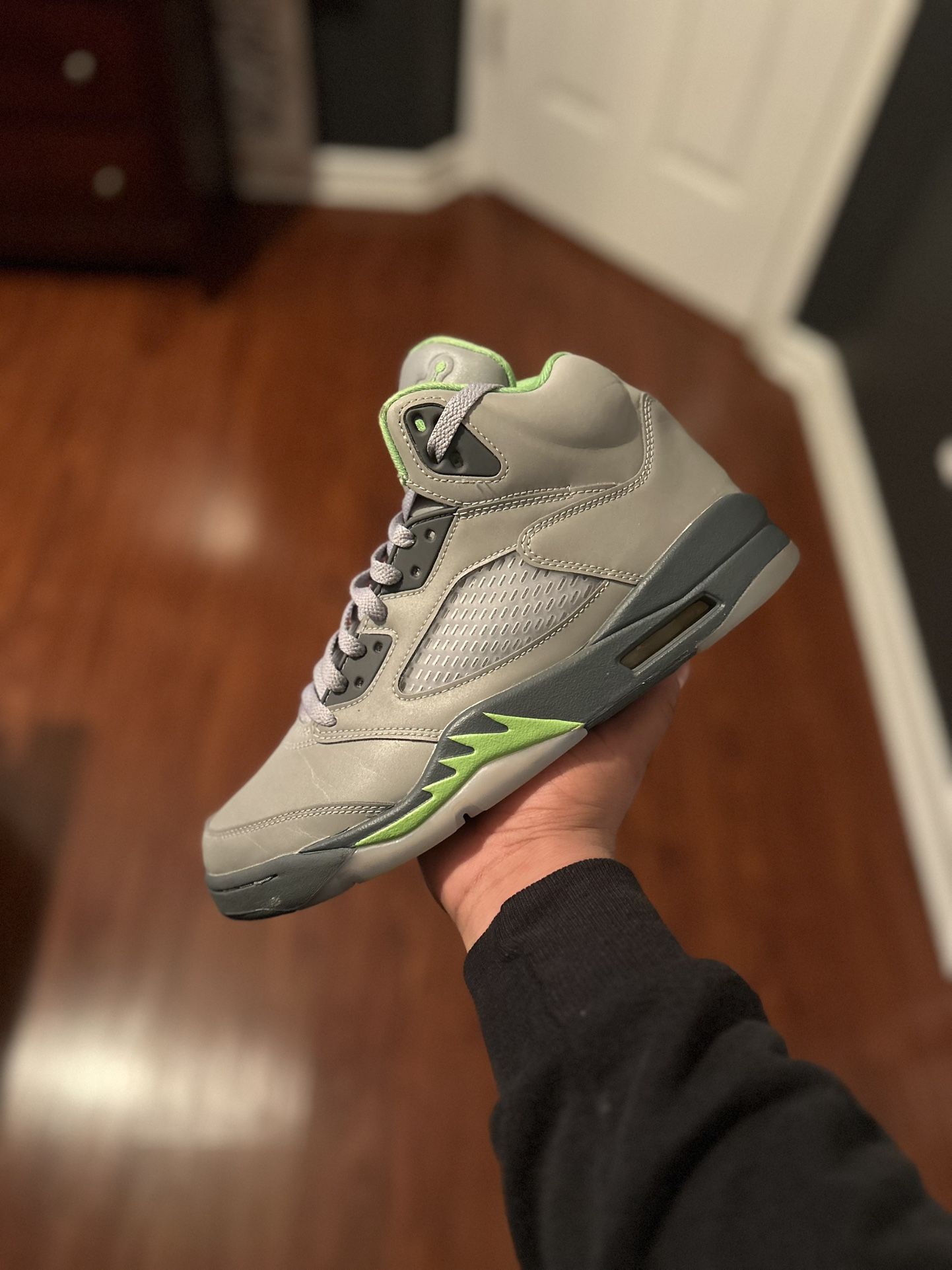 Jordan 5 Green Bean Sz 9.5 