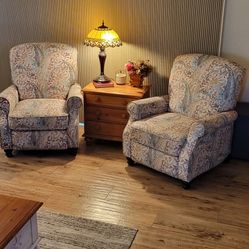 Reclining Chairs Sold As Pair