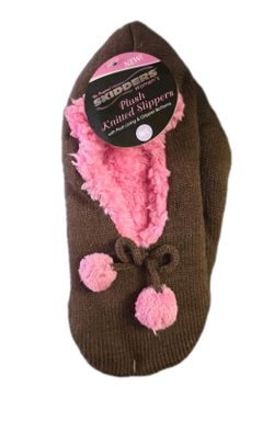 NEW Original Skidders Women’s M/L Plush Lined Slippers With