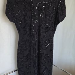 Black Beaded Dress