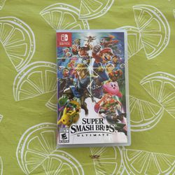Super Smash Brothers Ultimate For Nintendo Switch