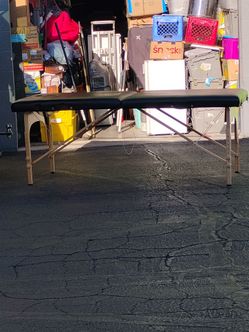 Massage table