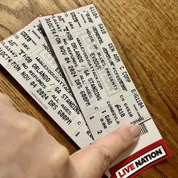 2 GA Tickets to EXODUS Attack Concert 11/4 House of Blues 
