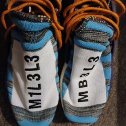 Deadstock!!PairAdidas-PharrellNMD Hu-trail'Solar PackOrangeALLOriginal!!