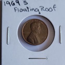 1969 S Lincoln Penny,  Floating Roof 