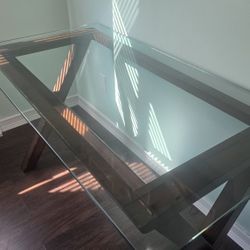 Glass Top Table/ Desk