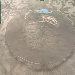 Clear Large Plate
