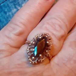 Vintage Red Ruby Ring