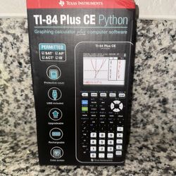 Texas Instruments TI 84 Plus CE Python Scientific Graphing Calculator