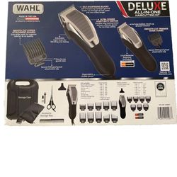 WAHL Deluxe All-In-One Haircutting Kit Black 29 Piece Set