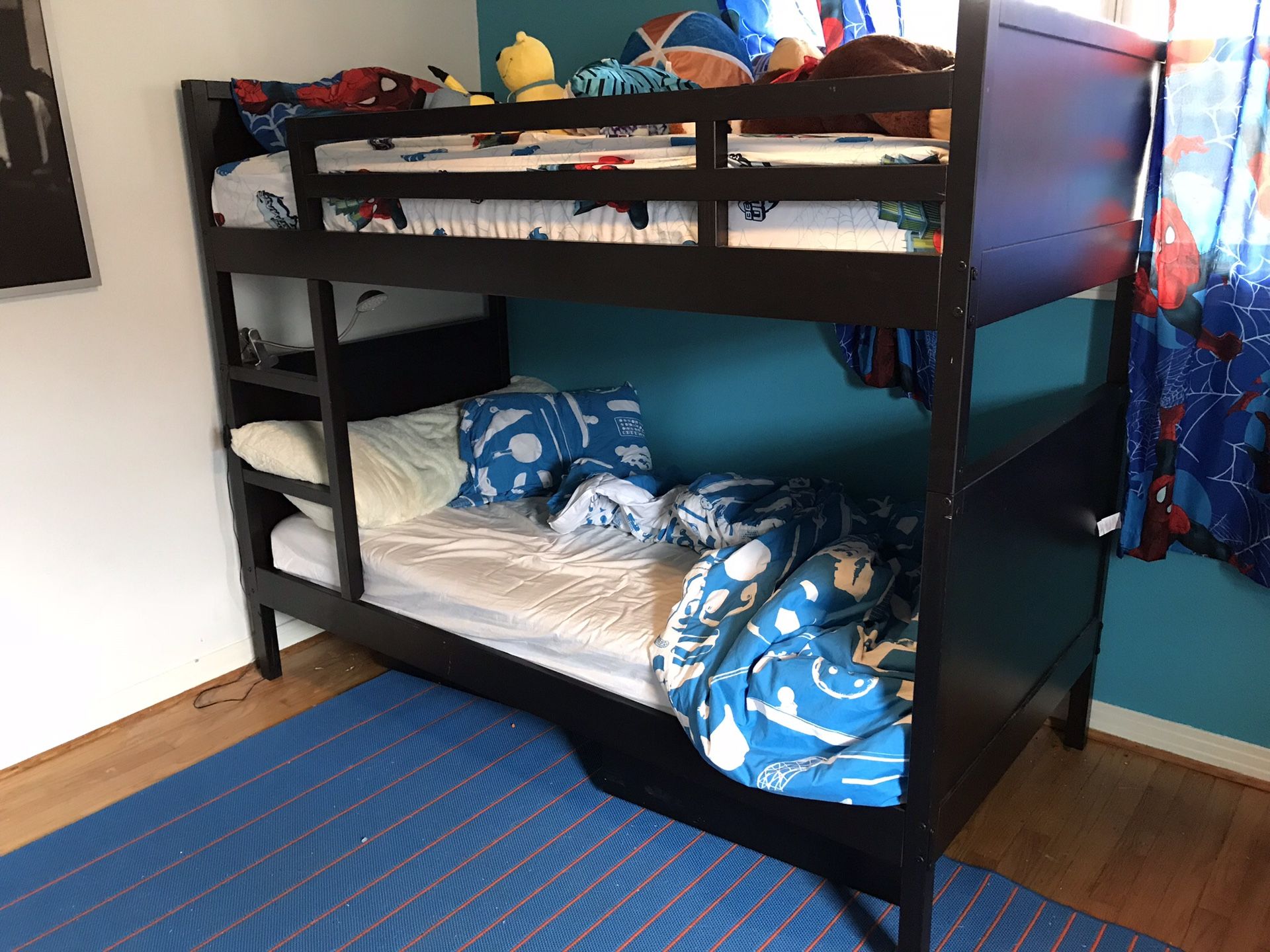 IKEA (NORDDAL) Bunk Bed with mattresses for Sale in Houston, TX OfferUp