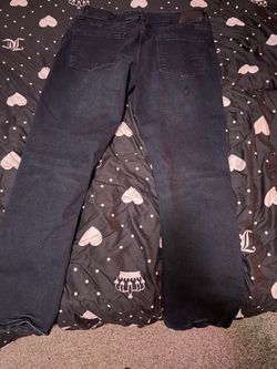 Artful Rebel Men’s Dark Wash Straight Leg Jeans – 34W x 30L