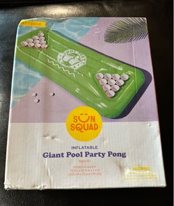 New Sun Squad Inflatable Giant Pool Party Pong