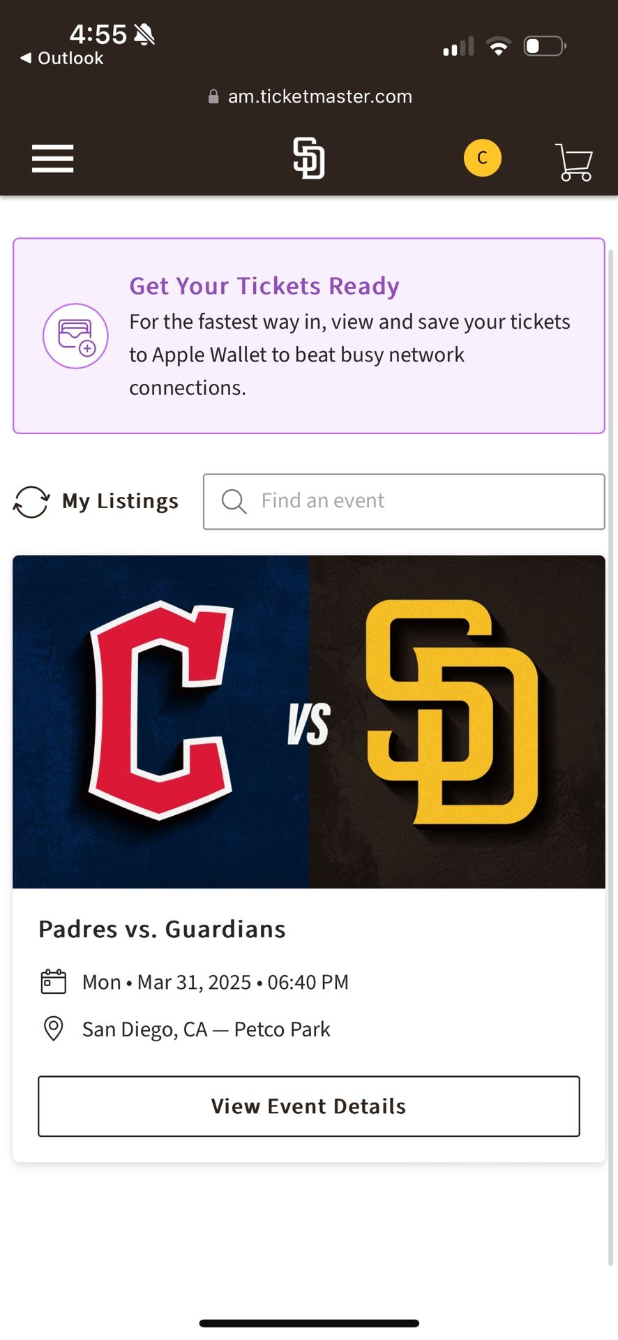 Padres Tickets