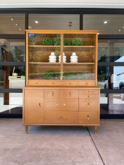 Mid century modern buffet, credenza, hutch, bookshelf