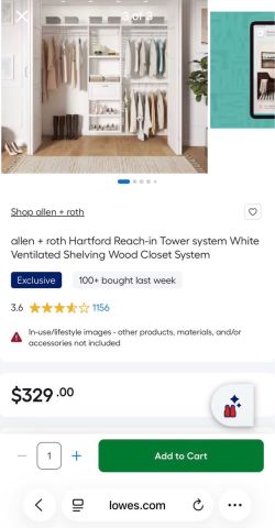Wood closet system