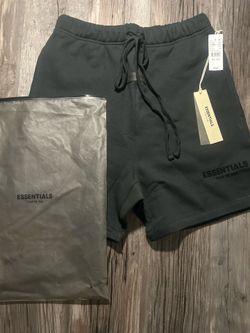 Fear of God Essentials Black Sweat Shorts Size Small New With Tags