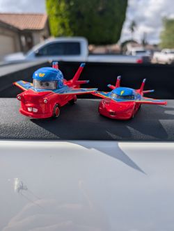 Planes Mater and Lightning McQueen