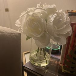 Flower -white Roses Decor